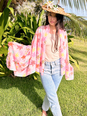 ECO PAREO - ALOHA HAWAI'I  Sweet Lavender - ORGANIC COTTON BLEND