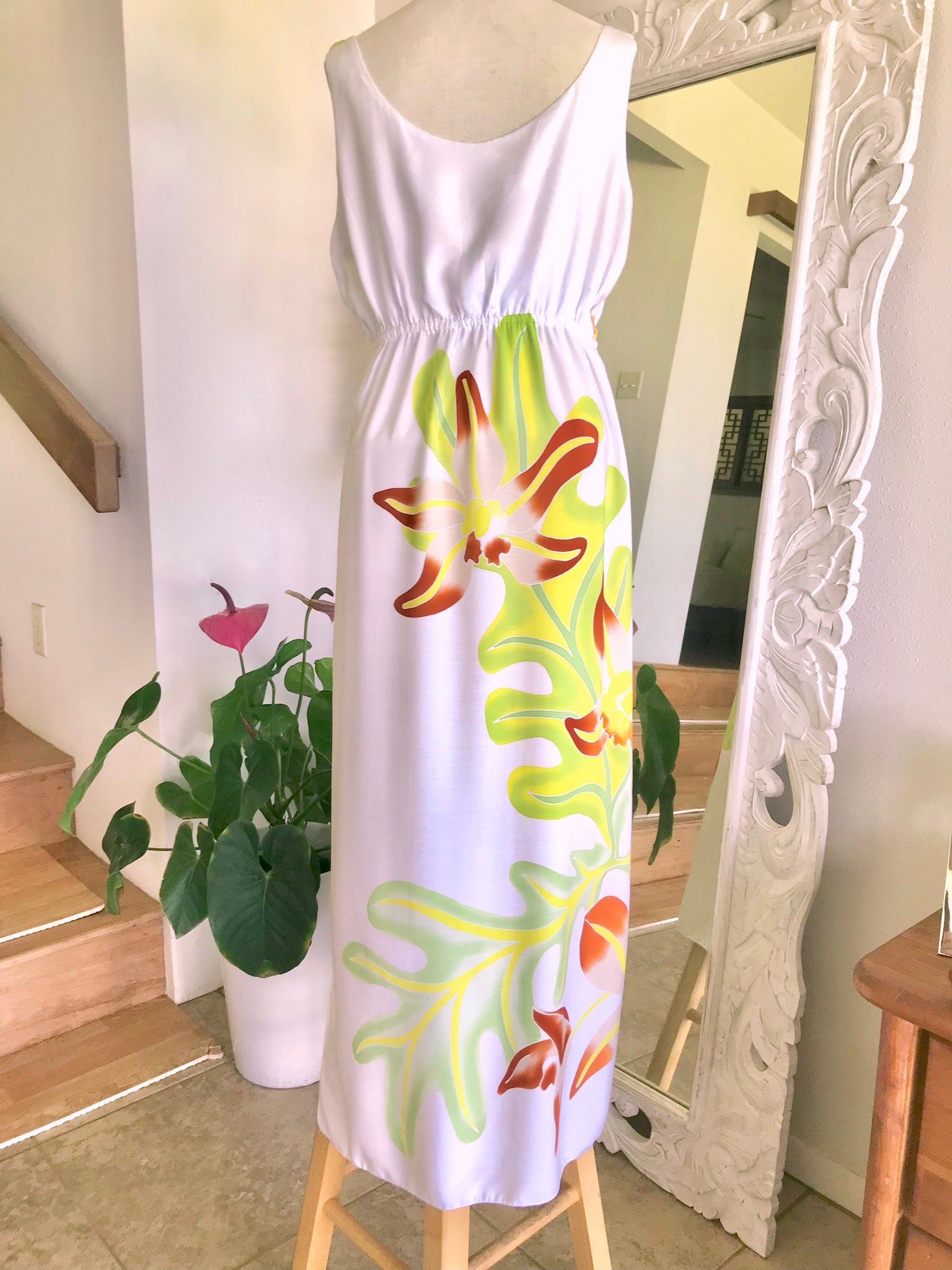 White orchid dress clearance shop