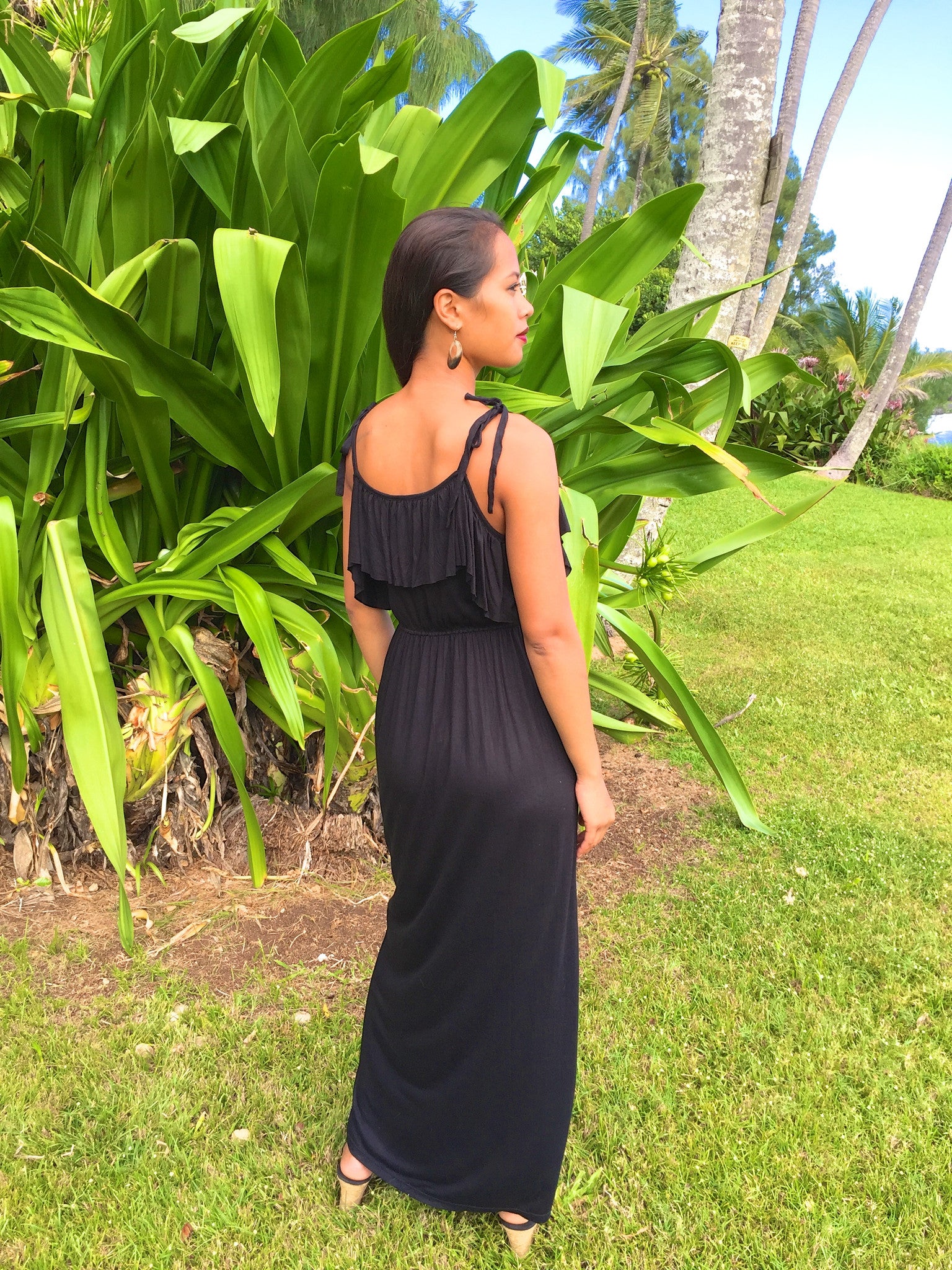 ~~~DISCOUNTED!!! 50% OFF ~~~ DOUBLE STRING BEACH EVENING DRESS