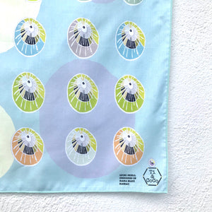 OPIHI SHELL Organic Cotton Baby & Kids Bandana in RETRO MINT