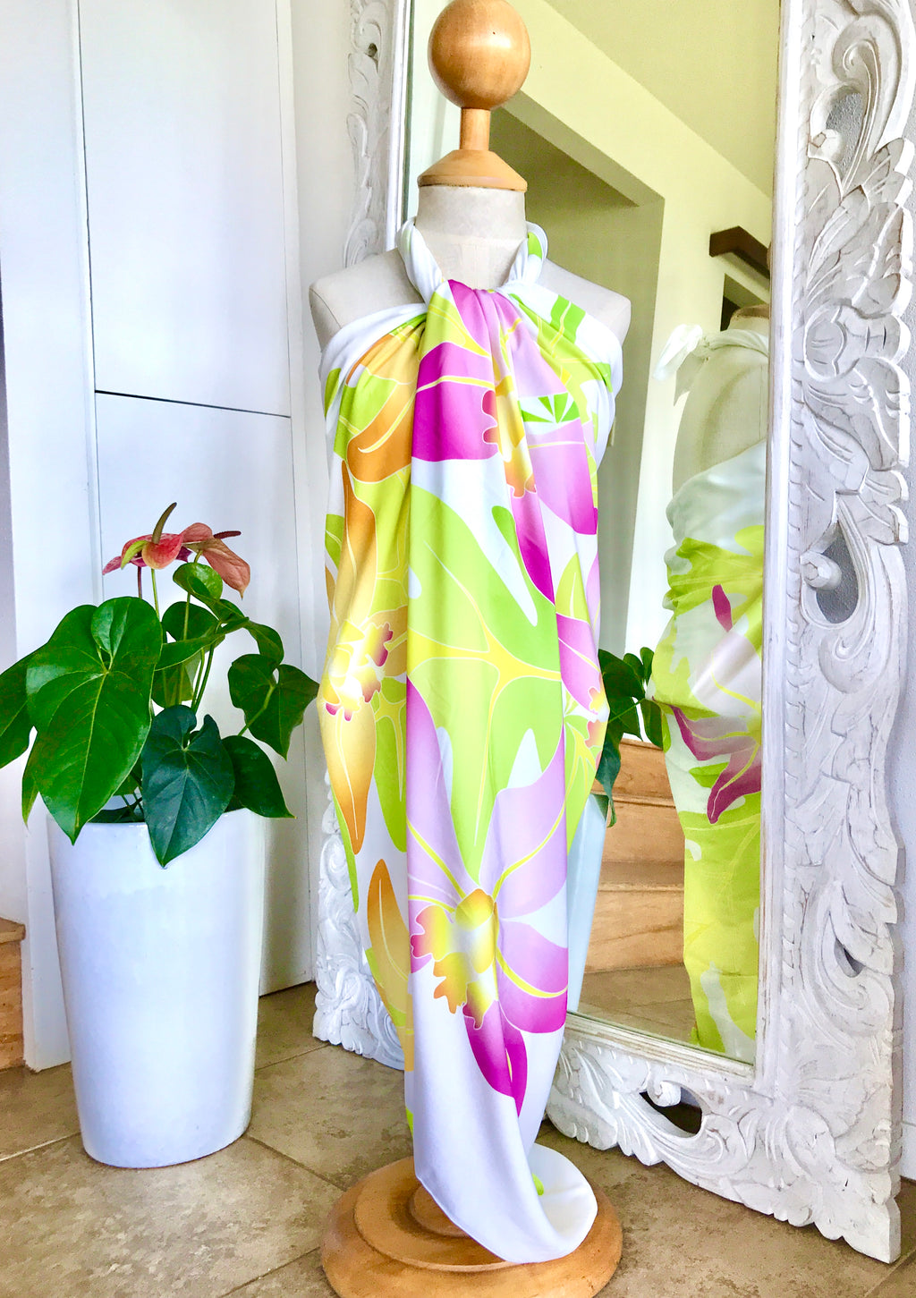 ECO PAREO - ORCHID White - TALL SIZE