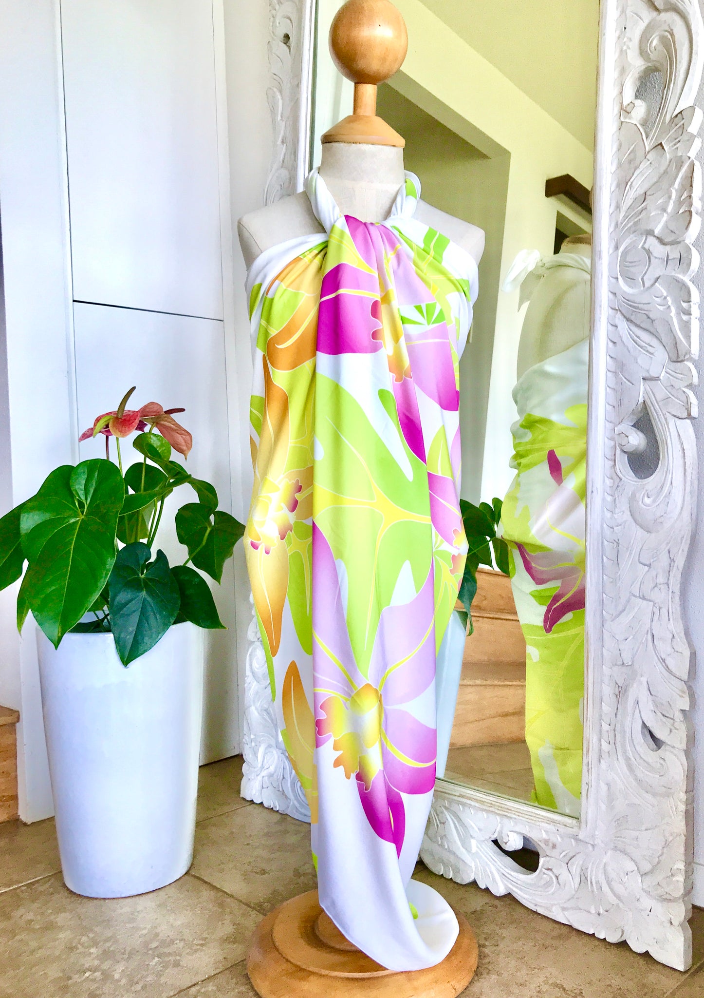 ECO PAREO - ORCHID White - TALL SIZE