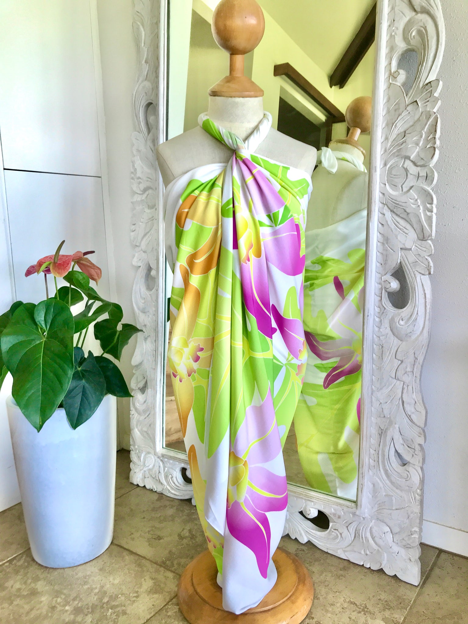 ECO PAREO - ORCHID White - TALL SIZE