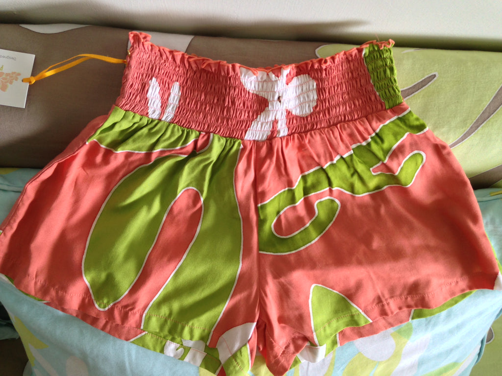 Pareo Shorts in Coral ~~~  30% OFF