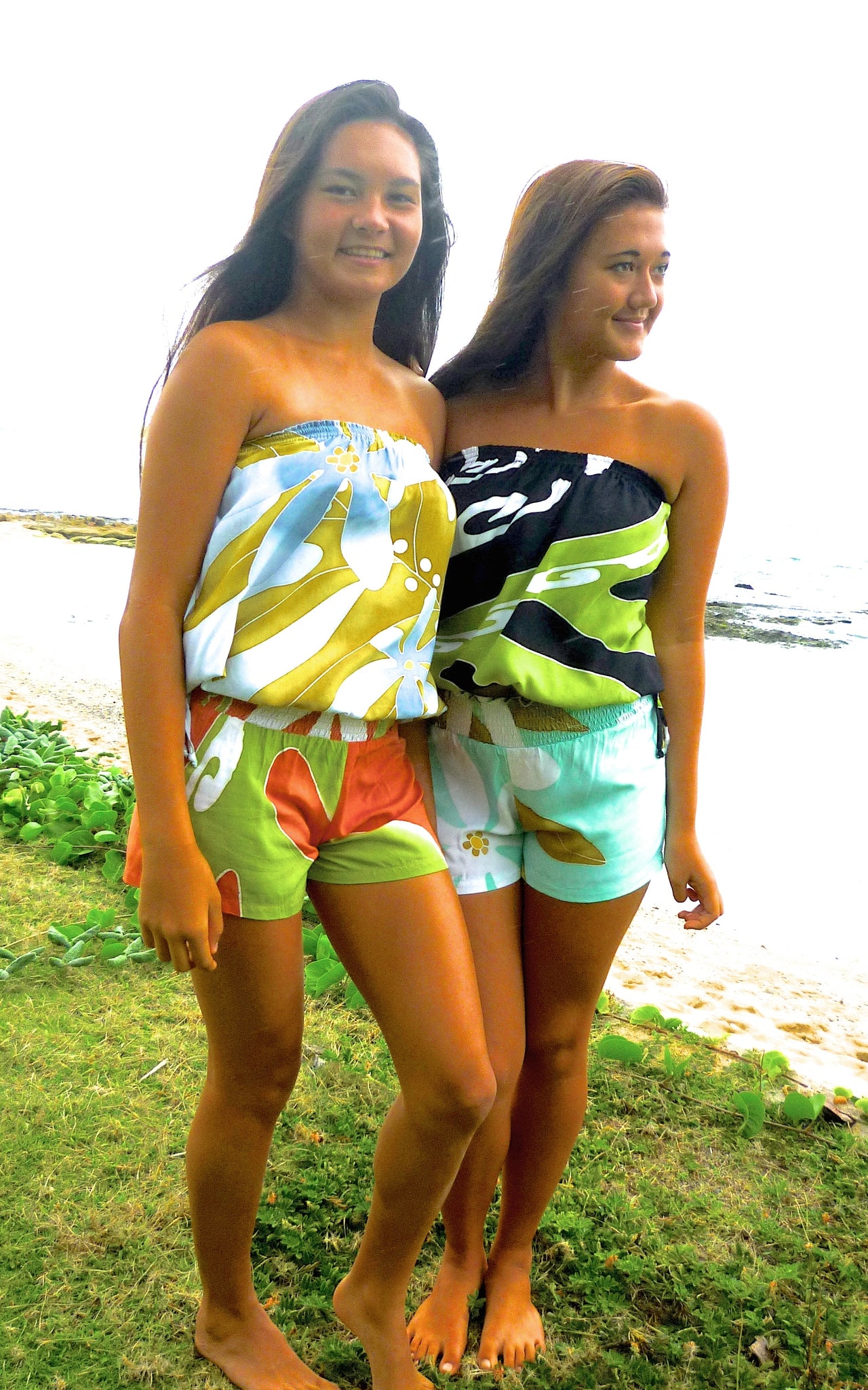 Pareo Shorts in Coral ~~~  30% OFF