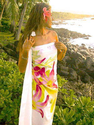 ECO PAREO - ORCHID White - TALL SIZE